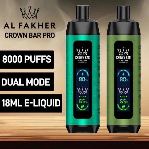 AL FHAKER-Crown Bar Pro (8000 Puffs) - Dubai Vape King