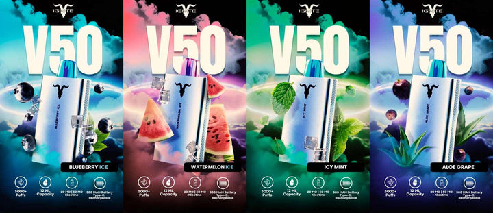 IGNITE V50 (5000 PUFFS) DISPOSABLE DEVICE - Dubai Vape King