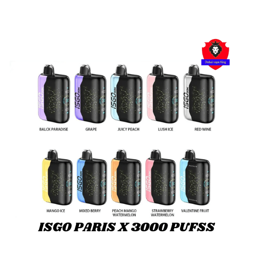 ISGO PARIS X DISPOSBLE DEVICE (30000 PUFFS) - Dubai Vape King