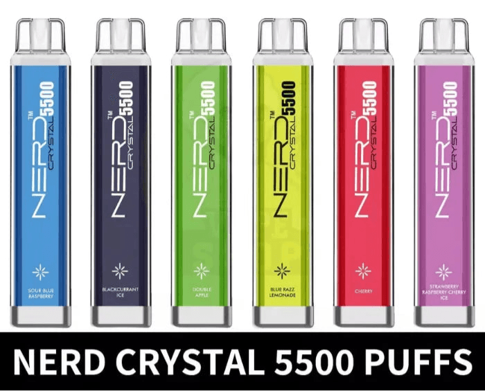 NERD CRYSTAL DISPOSABLE DEVICE (5500 PUFFS) - Dubai Vape King