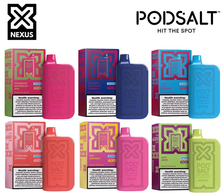 POD SALT NEXUS DISPOSABLE DEVICE (6000 PUFFS) - Dubai Vape King