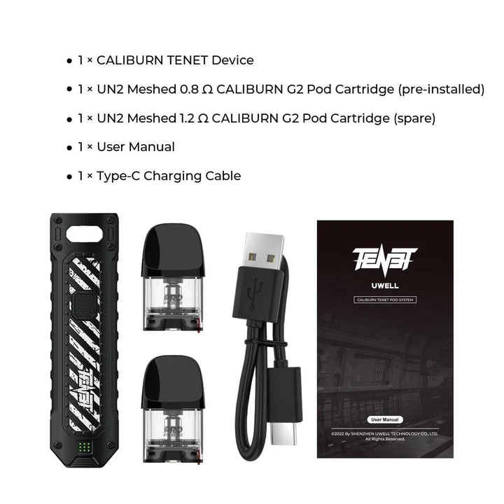 UWELL CALIBURN TENET POD KIT - Dubai Vape King