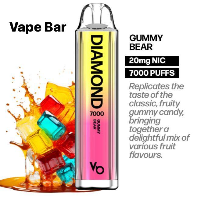 VAPE BAR DIAMOND DISPOSABLE DEVICE (7000 PUFFS) - Dubai Vape King