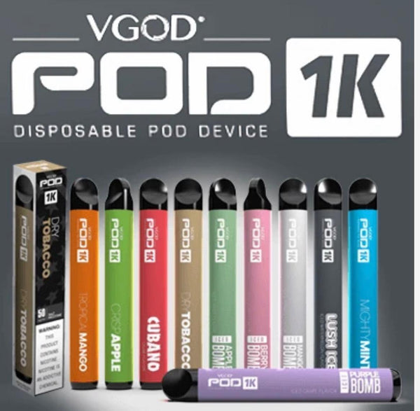 VGOD POD 1K DISPOSABLE DEVICE - Dubai Vape King