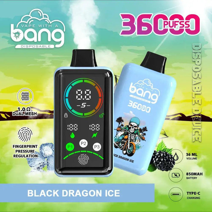 Bang 36000 Power Advanced Fingerprint Power Regulation Disposable - Dubai Vape King