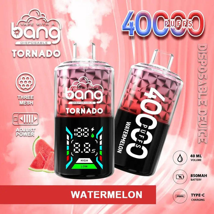 BANG TORNADO 40000 PUFFS DISPOSABLE DEVICE - Dubai Vape King