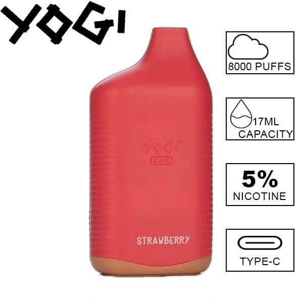 YOGI BAR 8000 PUFFS DISPOSABLE DEVICE - Dubai Vape King