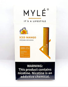 Iced Mango - MYLE Disposable Device - Dubai Vape King