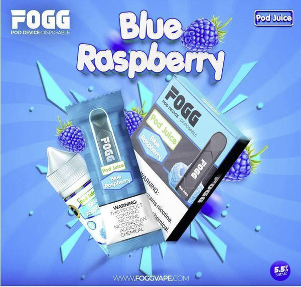 FOGG Pod Device Disposable - Blue Raspberry - Dubai Vape King