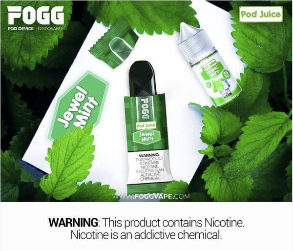 FOGG Pod juice - Jewel Mint - Dubai Vape King