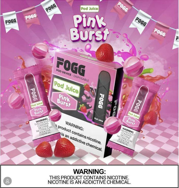 FOGG Pod juice - Pink Burst - Dubai Vape King