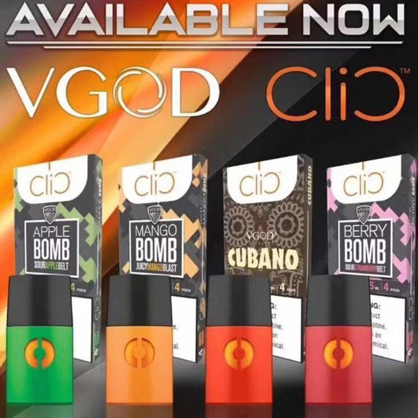 VGOD CLIC VAPORS REPLACEMENT PODS 1.5ML(4PCS) - Dubai Vape King