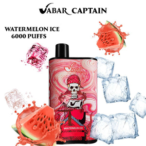 Vabar Captain Disposable Vape - 6000 Puffs WATERMELON ICE