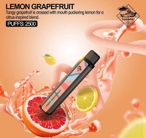 TUGBOAT XXL DISPOSABLE PODS 2500 PUFFS (Lemon Grapefruit)